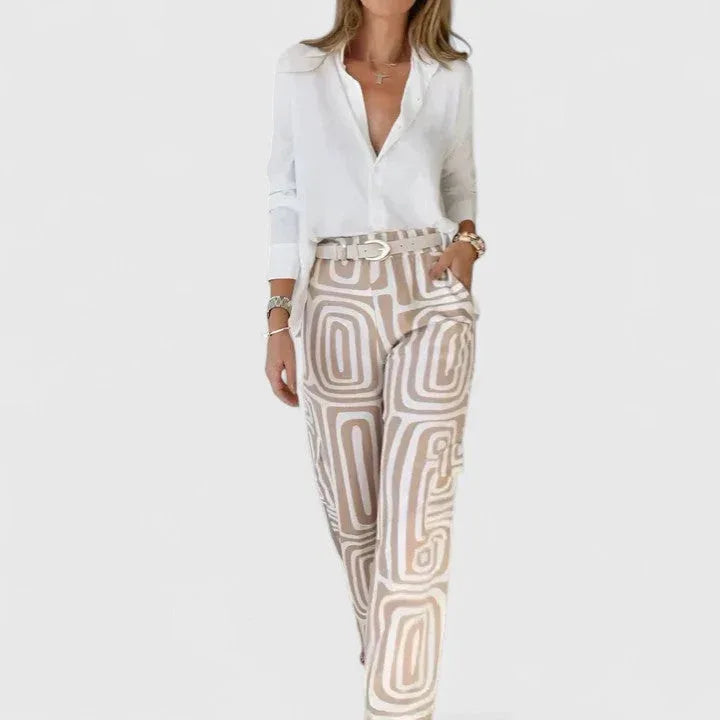 Kira | Elegant Two-Piece Set (INCLUDING A FREE BELT) - Sarah and Emma Portland