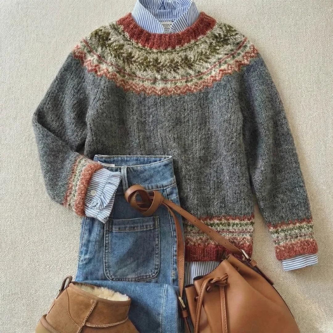 MARVÉN™ | Classic Vintage Knit Sweater - Sarah and Emma Portland