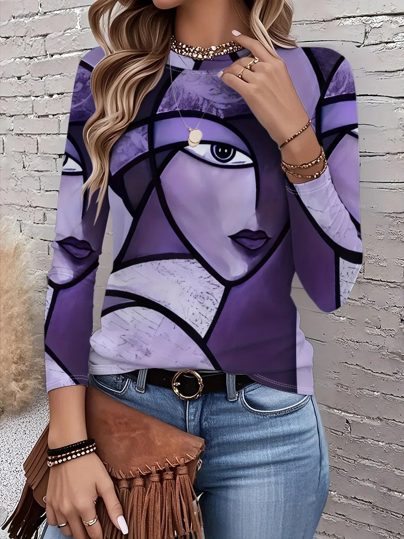 Arden | Geometric Art T-Shirt - Sarah and Emma Portland