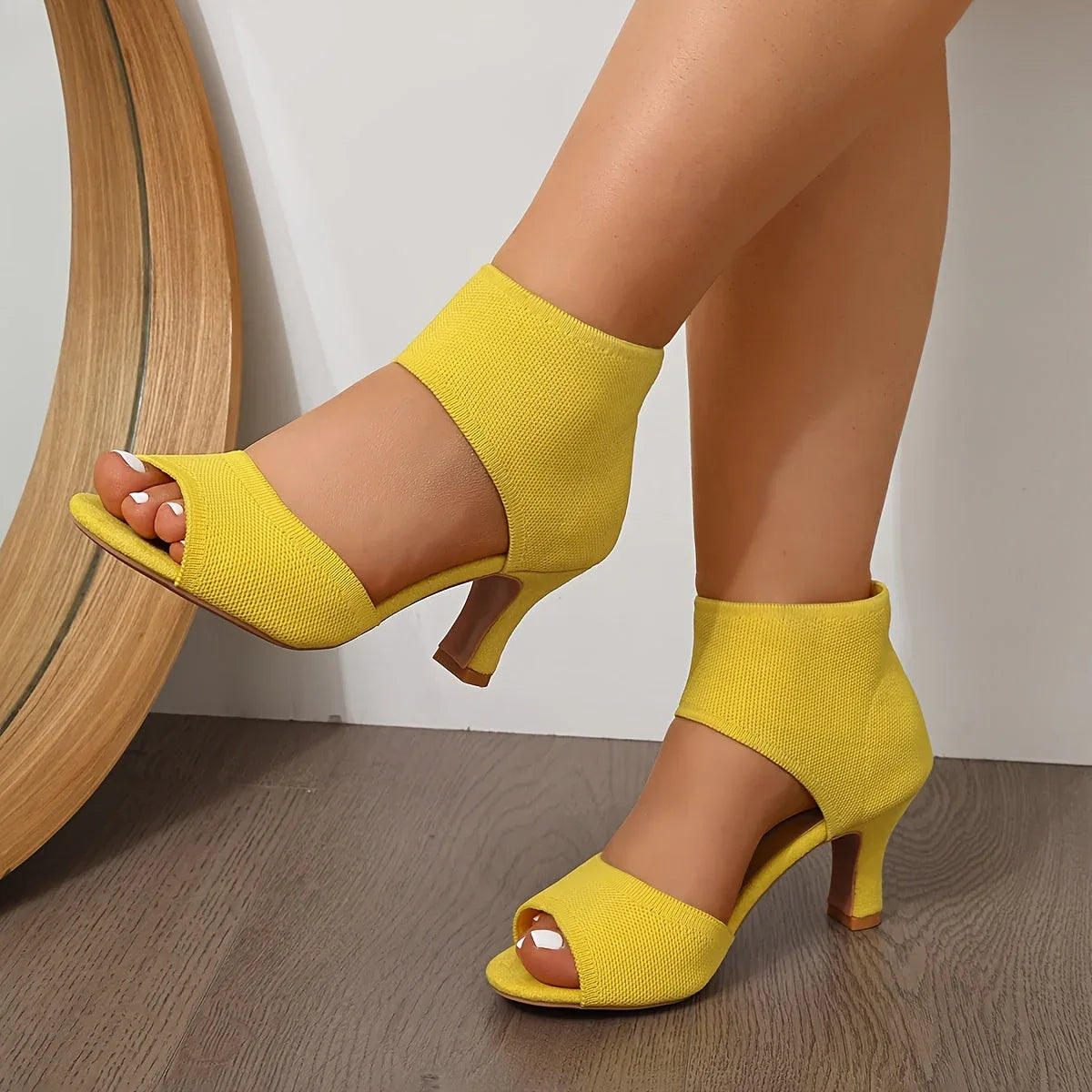 Camille | Stretch Comfort Heels