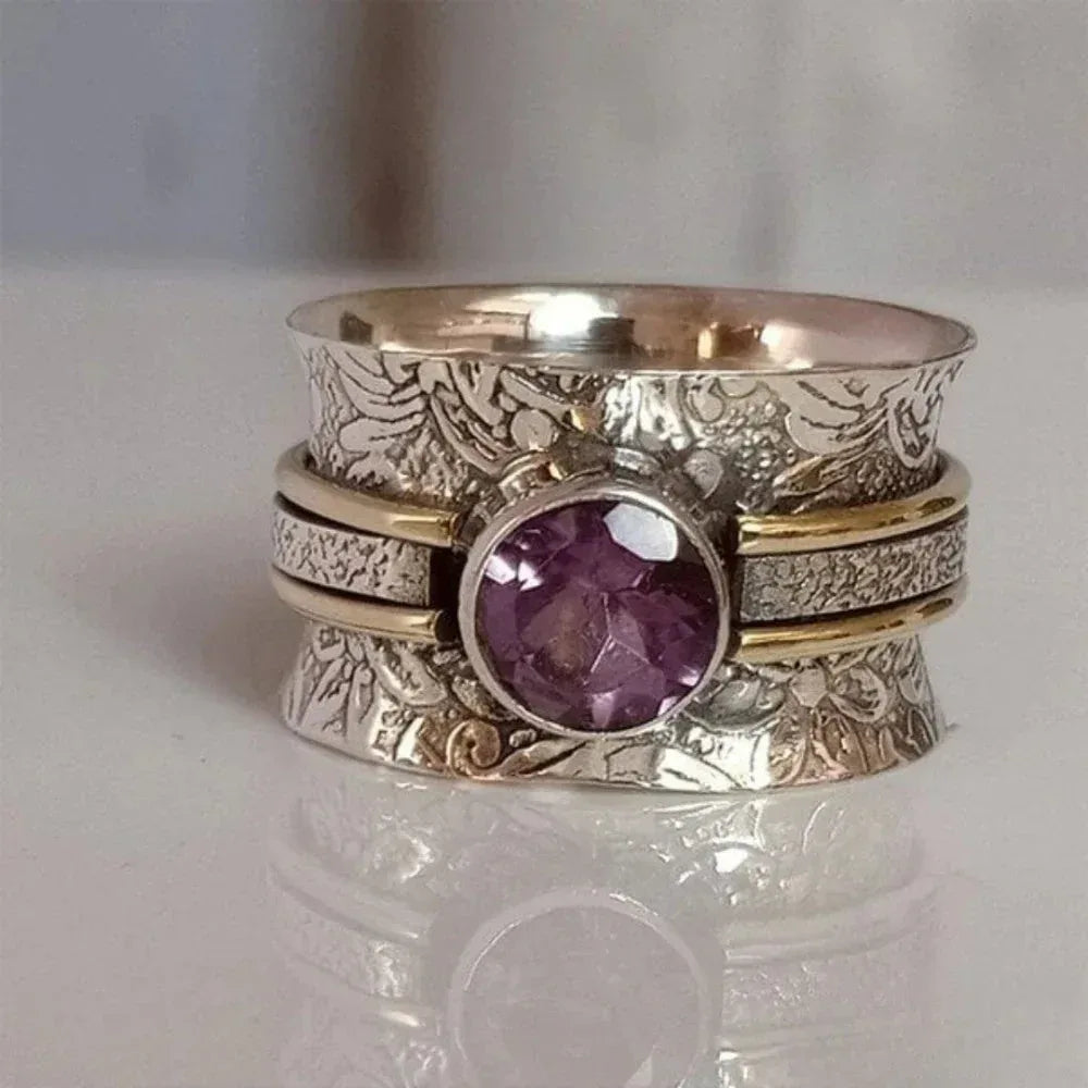 Bohemian Crystal Meditation Ring - Sarah and Emma Portland