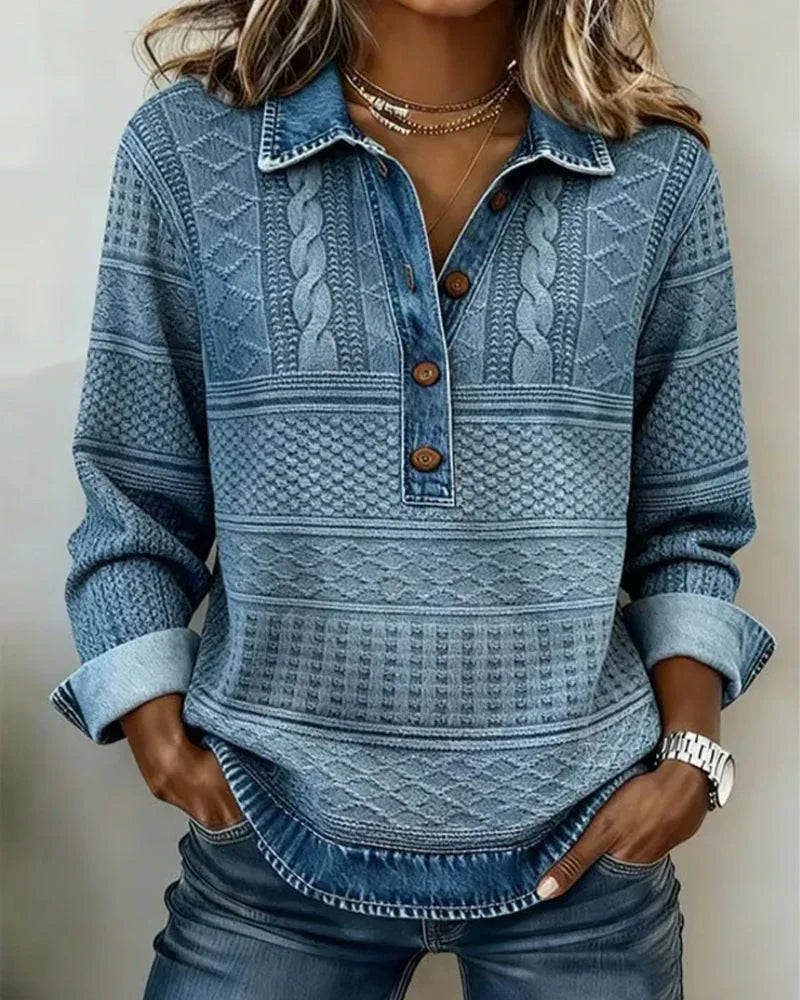 Gwen – Relaxed Half-Breasted Jumper - Sarah and Emma Portland
