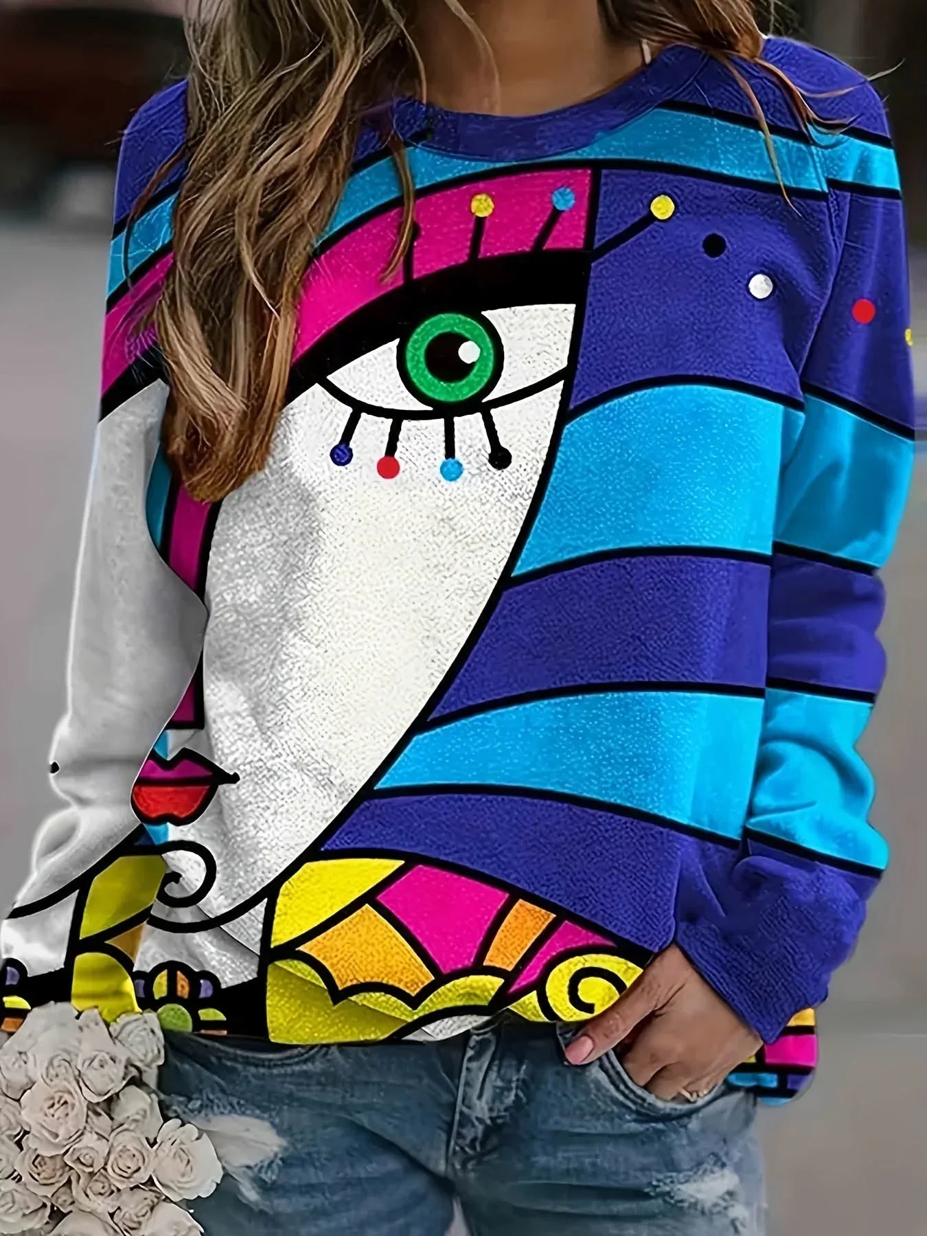Brielle | Colorful Abstract T-Shirt - Sarah and Emma Portland