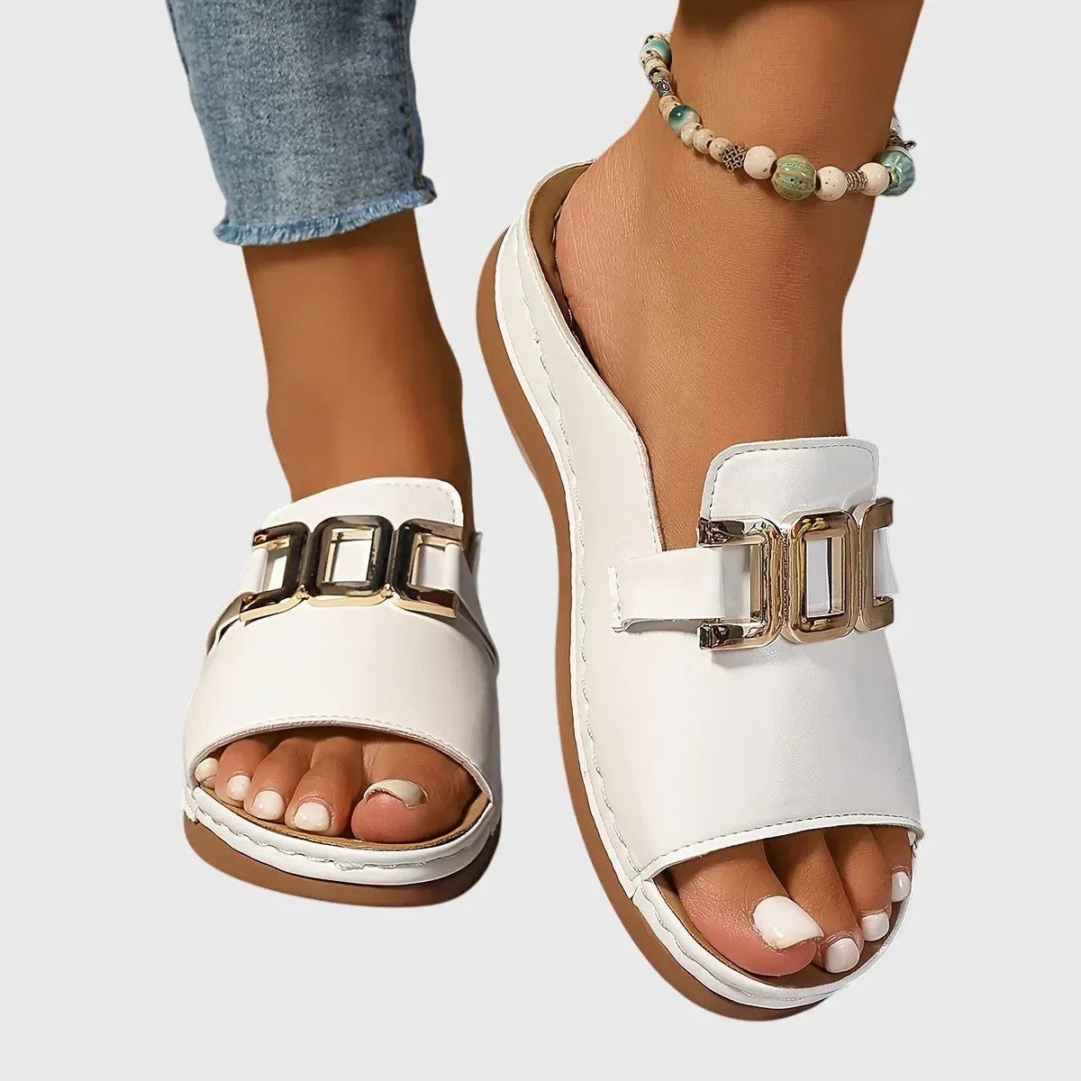 Kathryn™ | Comfy Buckle Sandals - Sarah and Emma Portland