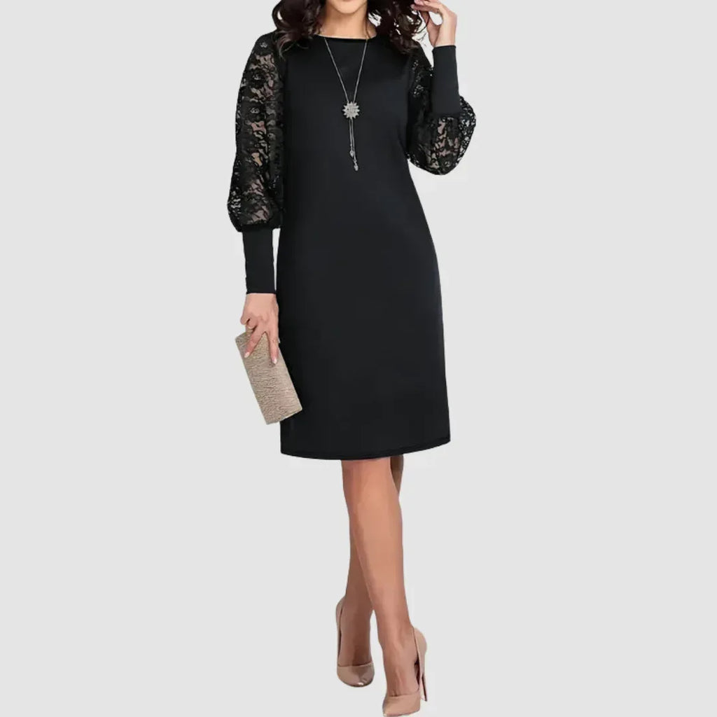 Dolly™ Elegant Floral Lace-Trimmed Dress - Sarah and Emma Portland