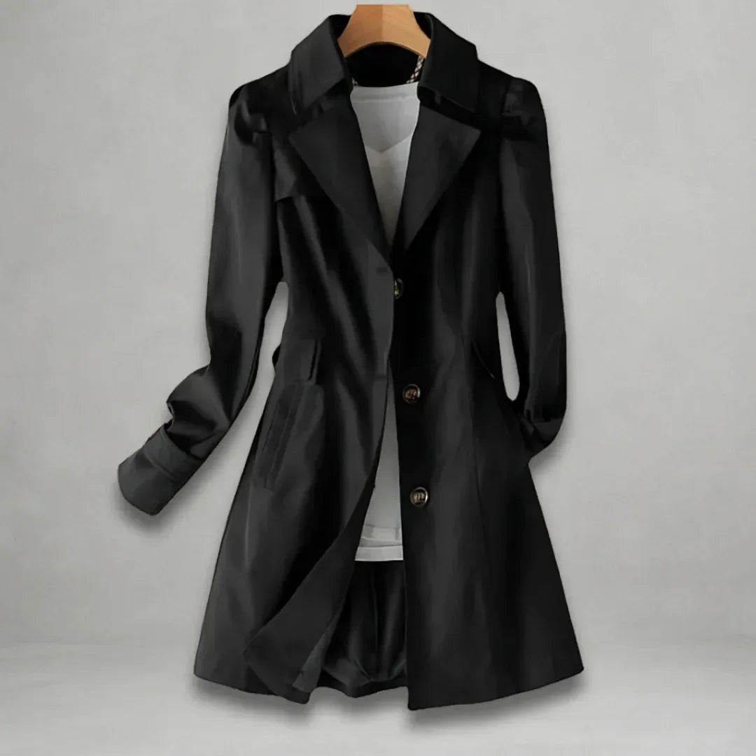 Jamie | Elegant Autumn Trench Coat - Sarah and Emma Portland