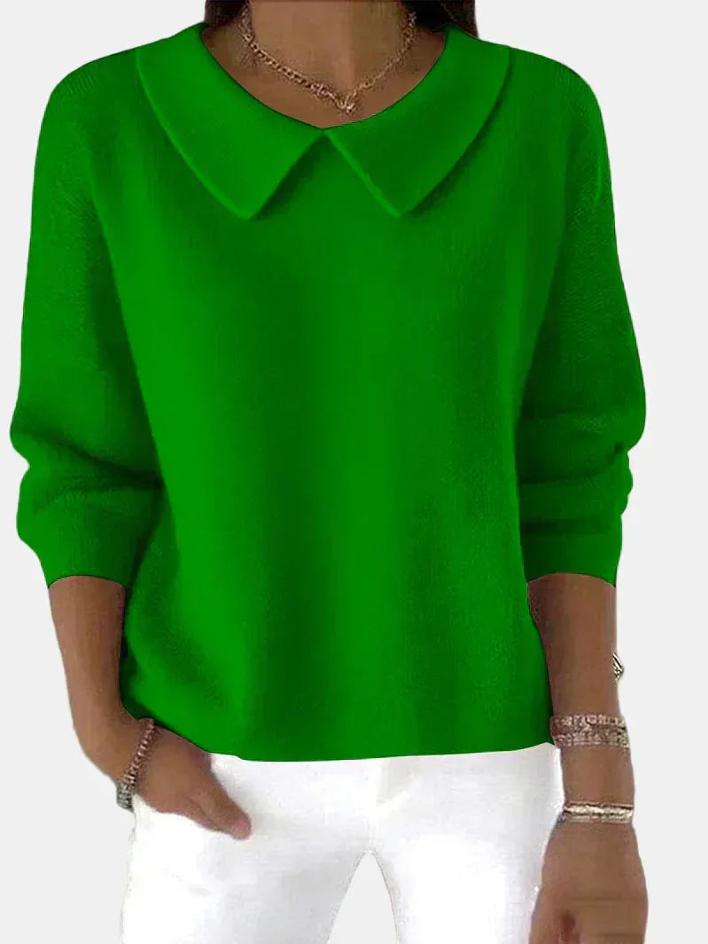Lynn | Classic Collared Sweater - Sarah and Emma Portland