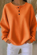 Aurelie | Waffle Knit Henley - Sarah and Emma Portland