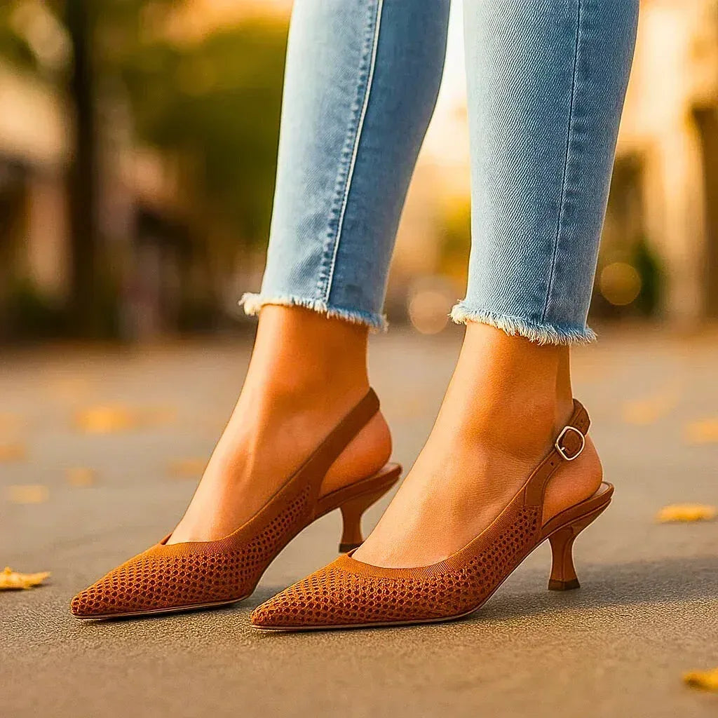 AVELINA MESH HEELS - Sarah and Emma Portland