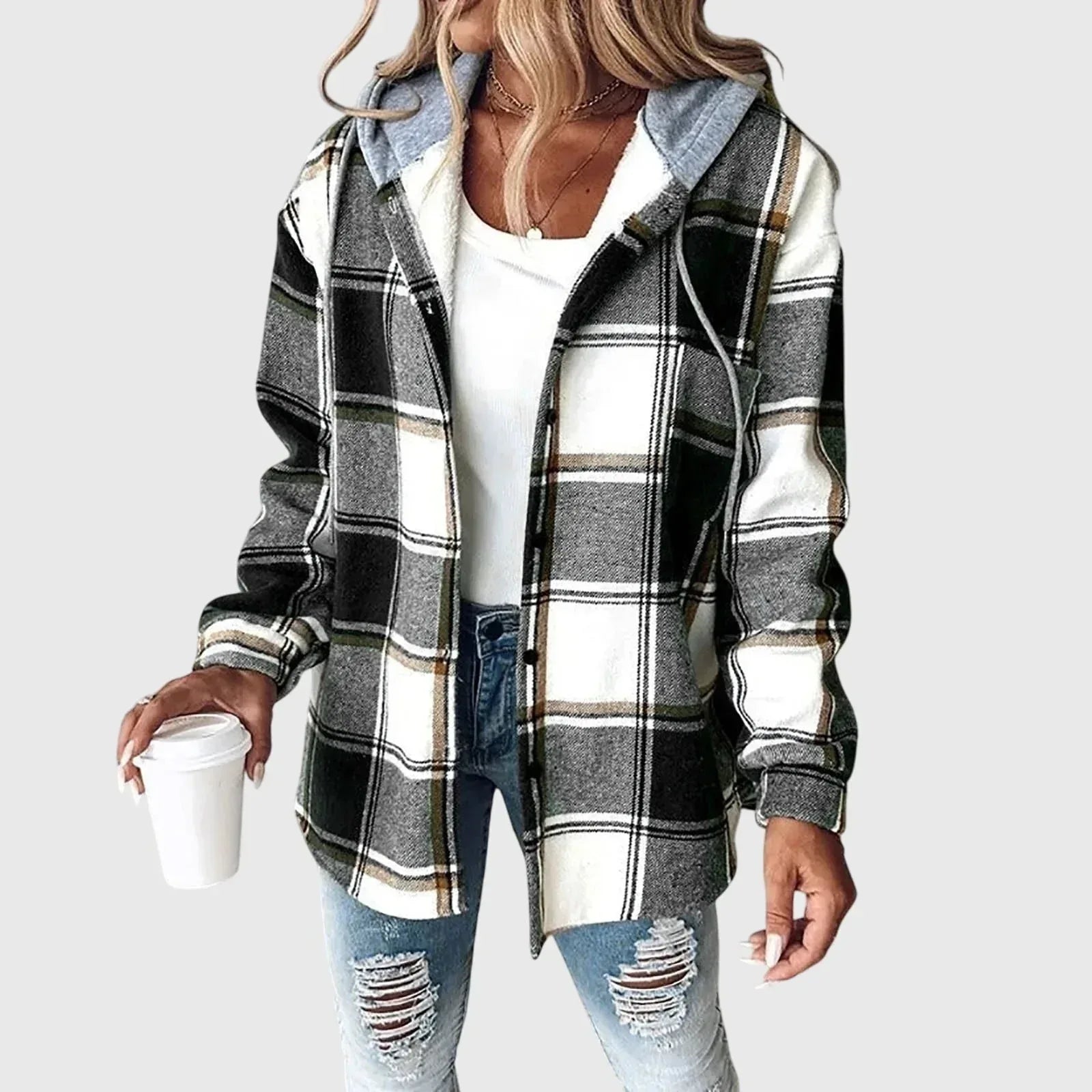 Martina™ | Women's Mesh Button Placket Jacket - Sarah and Emma Portland