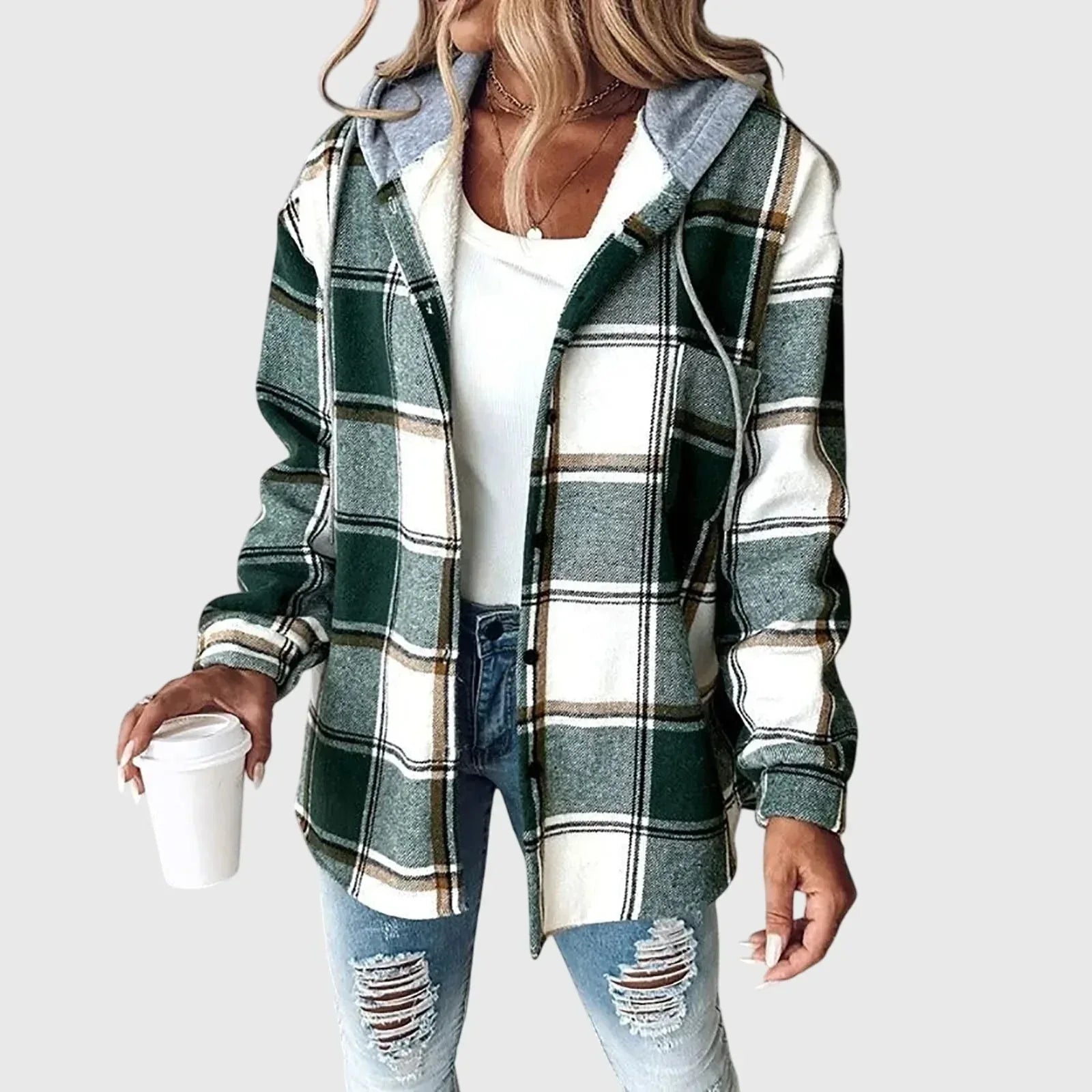 Martina™ | Women's Mesh Button Placket Jacket - Sarah and Emma Portland