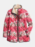 Avenli | Charming Pink Floral Print Quilted Jacket - Sarah and Emma Portland