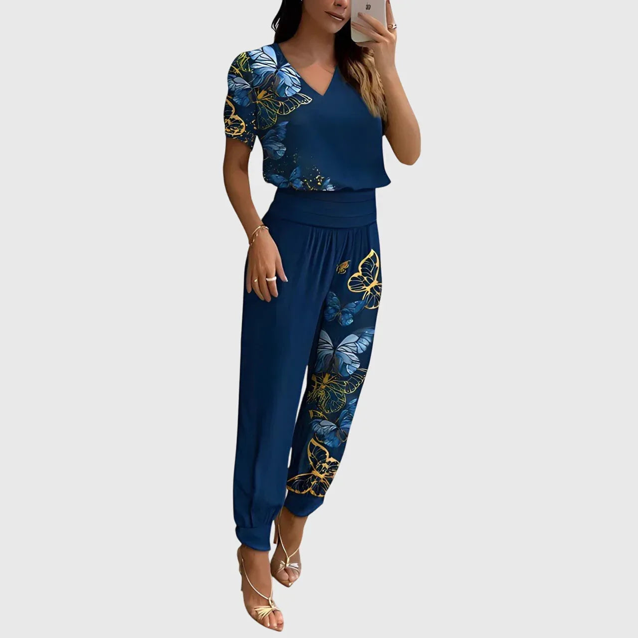 Jennifer™ | Stylish Blouse and Pants Set - Sarah and Emma Portland