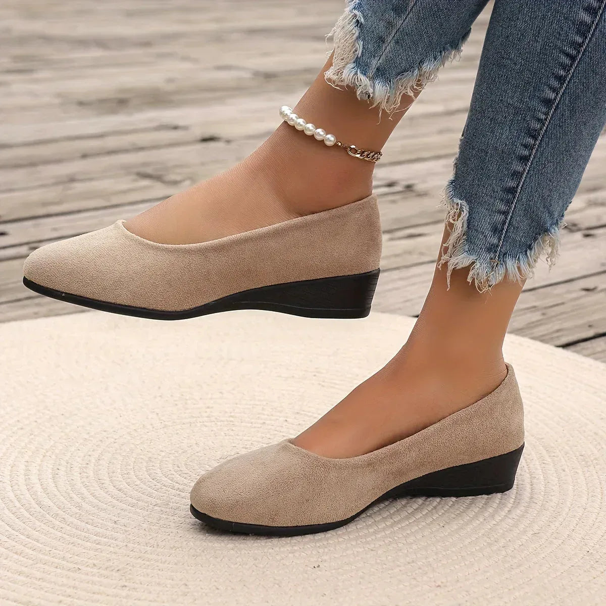 Lioren | Comfortable Wedge Shoes - Sarah and Emma Portland