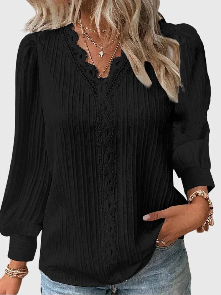 Andrea | Elegant Pullover Blouse - Sarah and Emma Portland