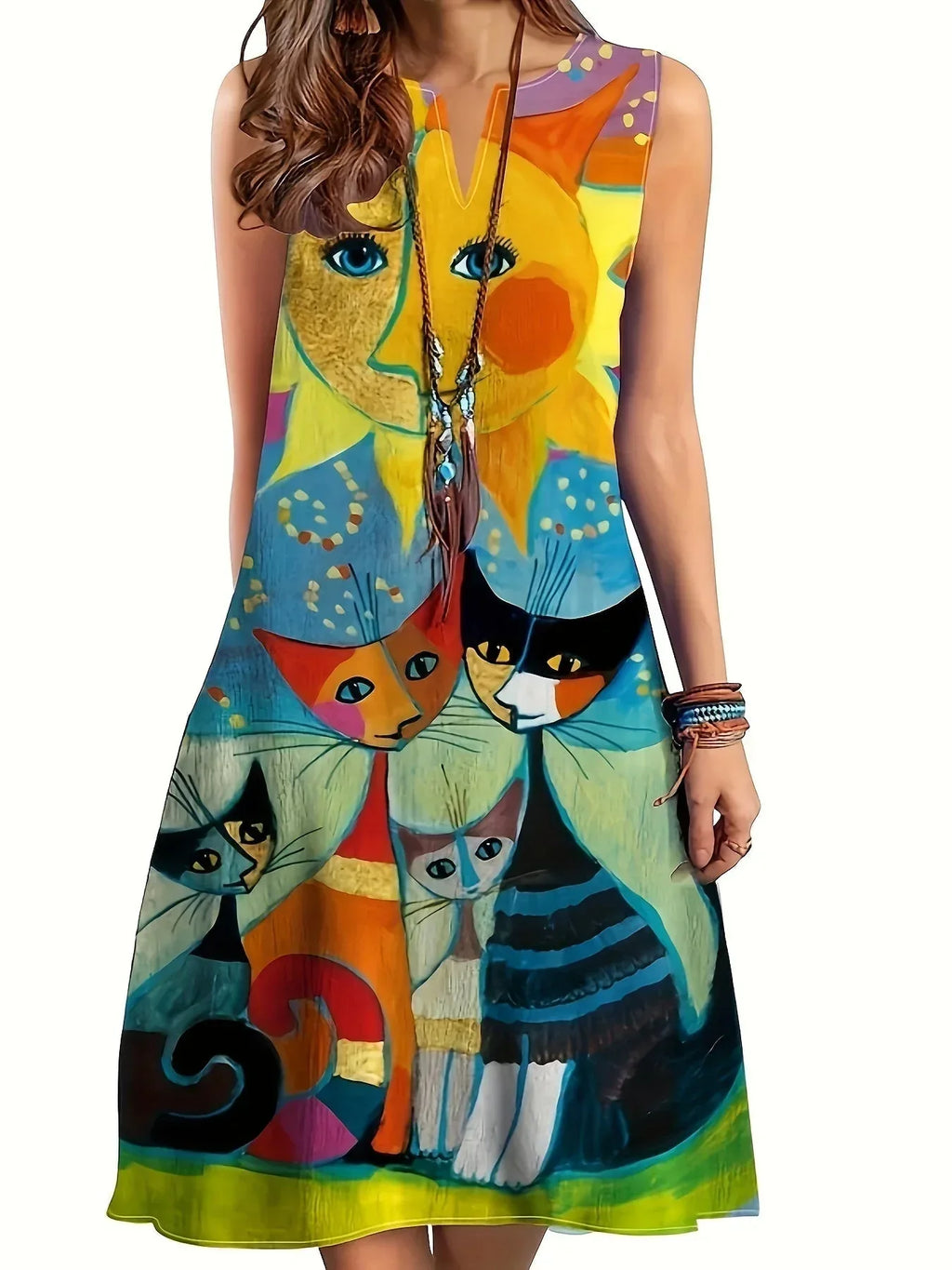 Lennox | Happy Vibes Midi Dress - Sarah and Emma Portland