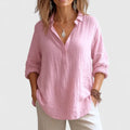 Franzina | Comfortable Linen Blouse - Sarah and Emma Portland