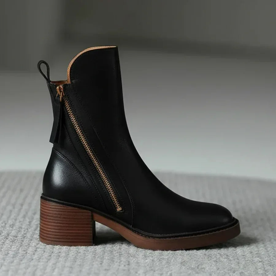 Vi™ Elegant Leather Boots - Sarah and Emma Portland