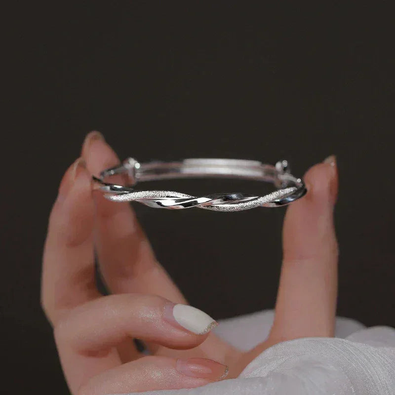 Braided Silver Bracelet - Sarah and Emma Portland