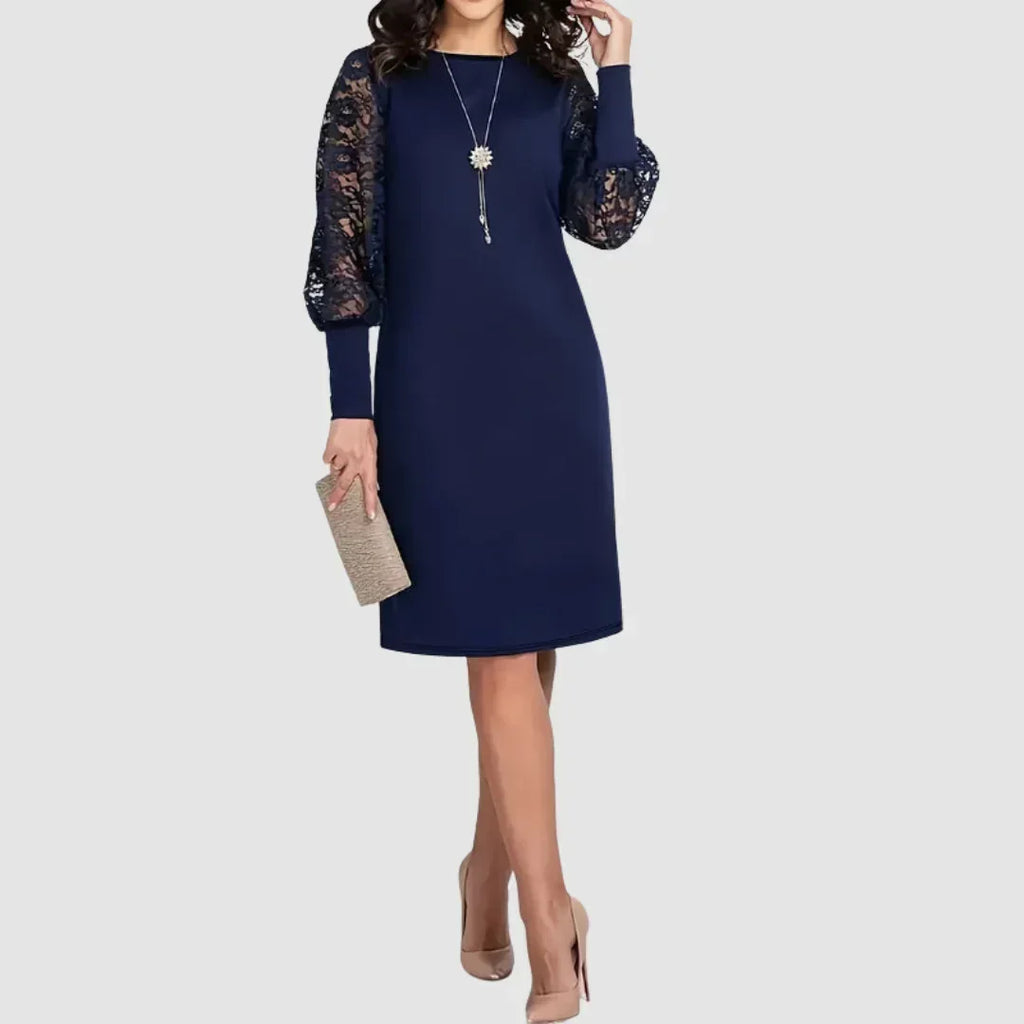 Dolly™ Elegant Floral Lace-Trimmed Dress - Sarah and Emma Portland