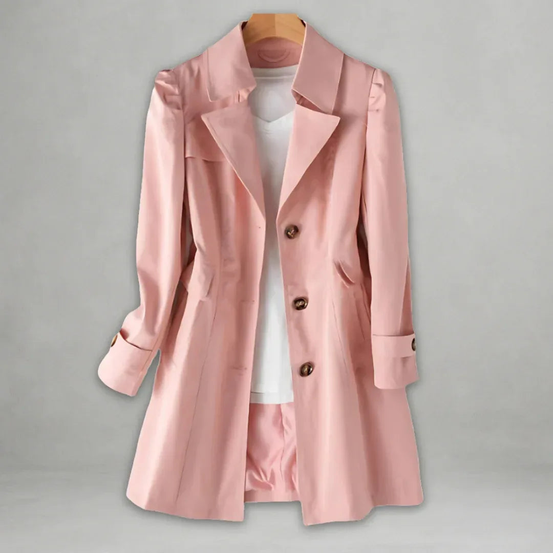 Jamie | Elegant Autumn Trench Coat - Sarah and Emma Portland