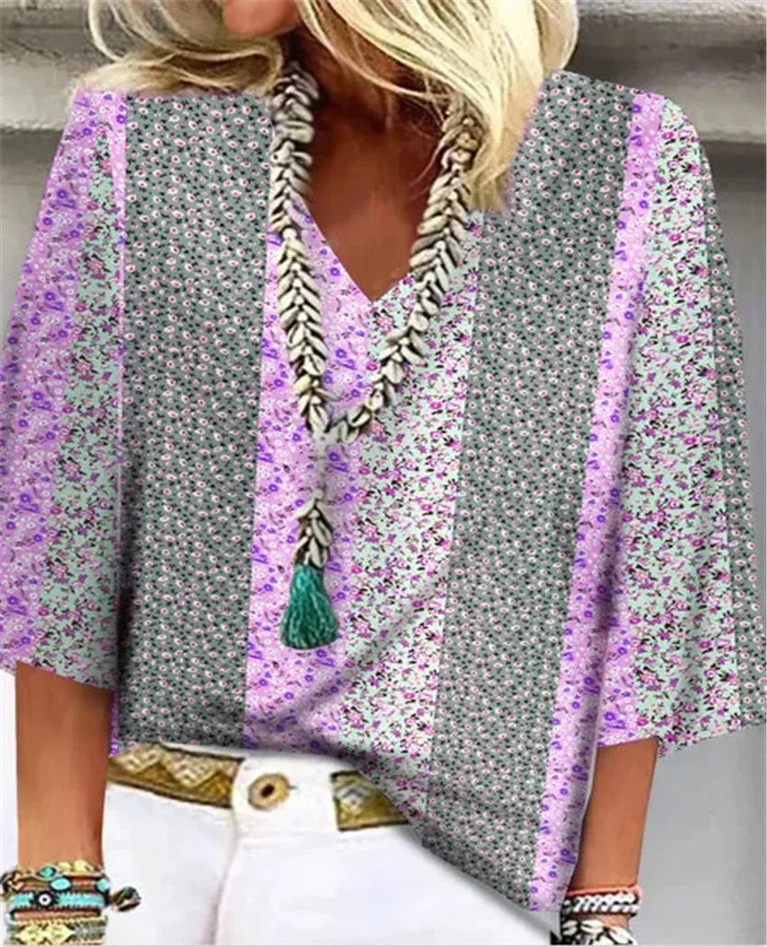 Anika | Floral Breeze Blouse - Sarah and Emma Portland