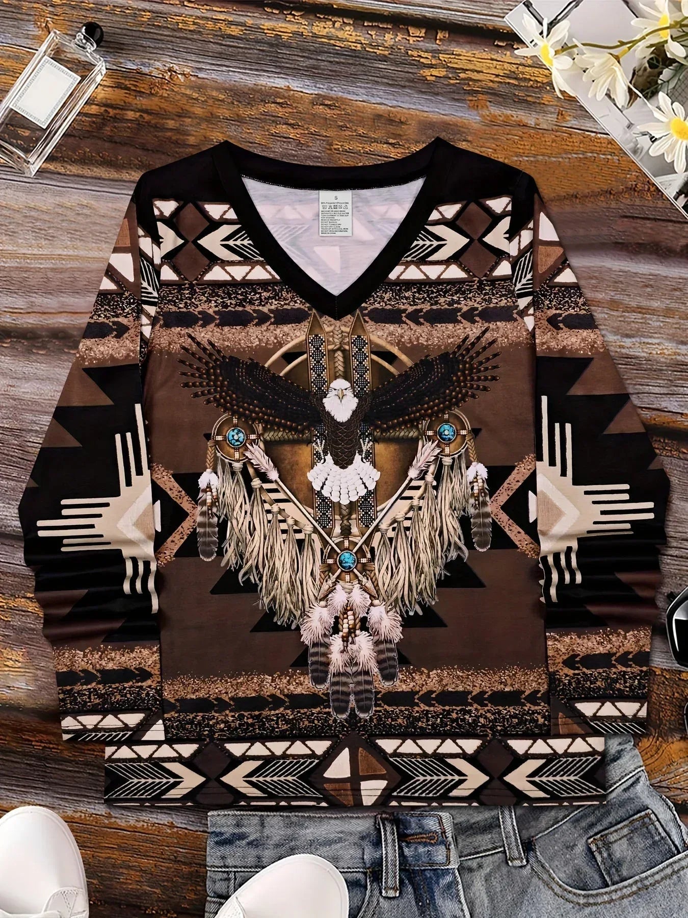 Candace | Retro Eagle T-Shirt - Sarah and Emma Portland