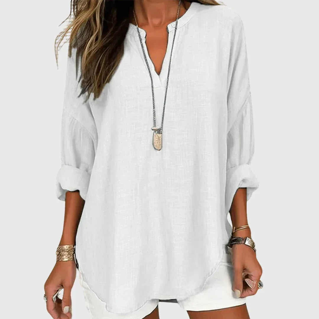 Lenara™ | Flowy Elegant Beach Shirt - Sarah and Emma Portland
