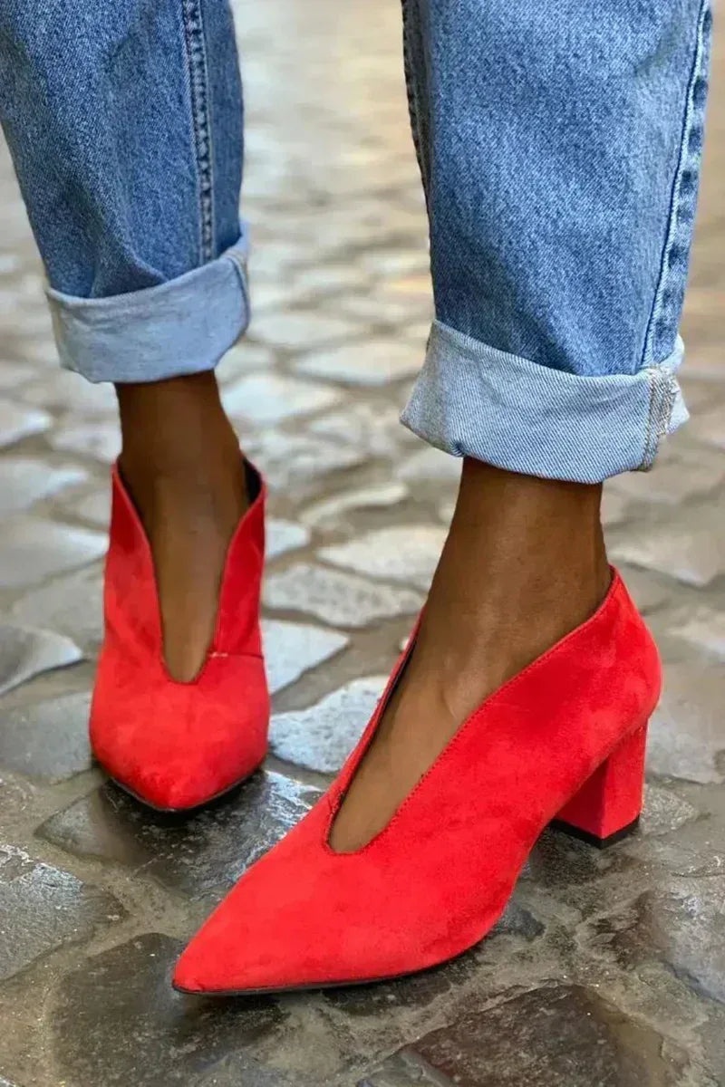 Liva™ | Block Heel Pumps - Sarah and Emma Portland