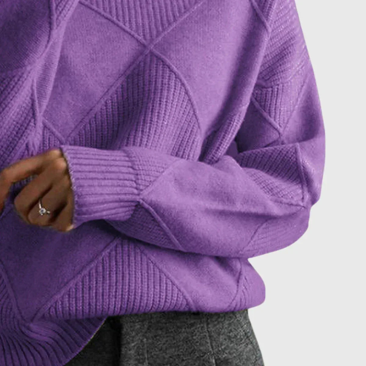 Angela™ - Turtleneck Sweater - Sarah and Emma Portland