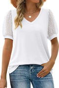 Helena | Sleek V-Neck Blouse - Sarah and Emma Portland