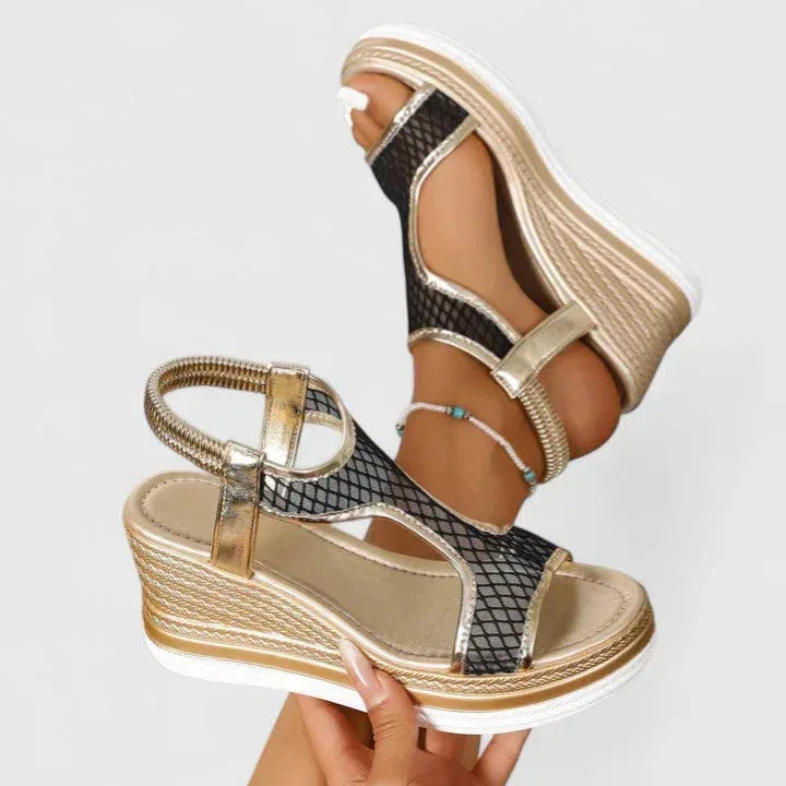 Jessica | Orthopedic Wedge Sandals - Sarah and Emma Portland