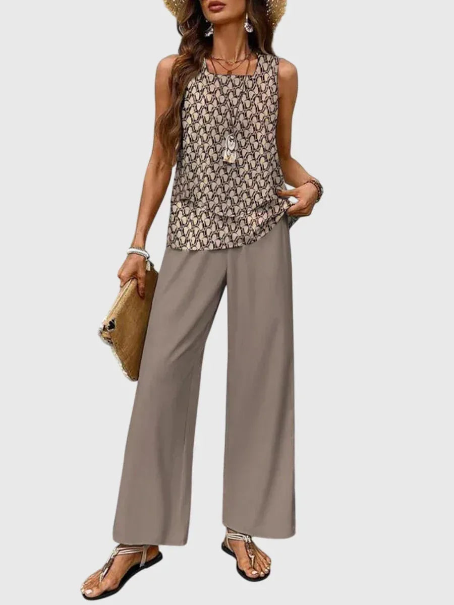 Brenda™ | Elegant 2-Piece Summer Set - Sarah and Emma Portland