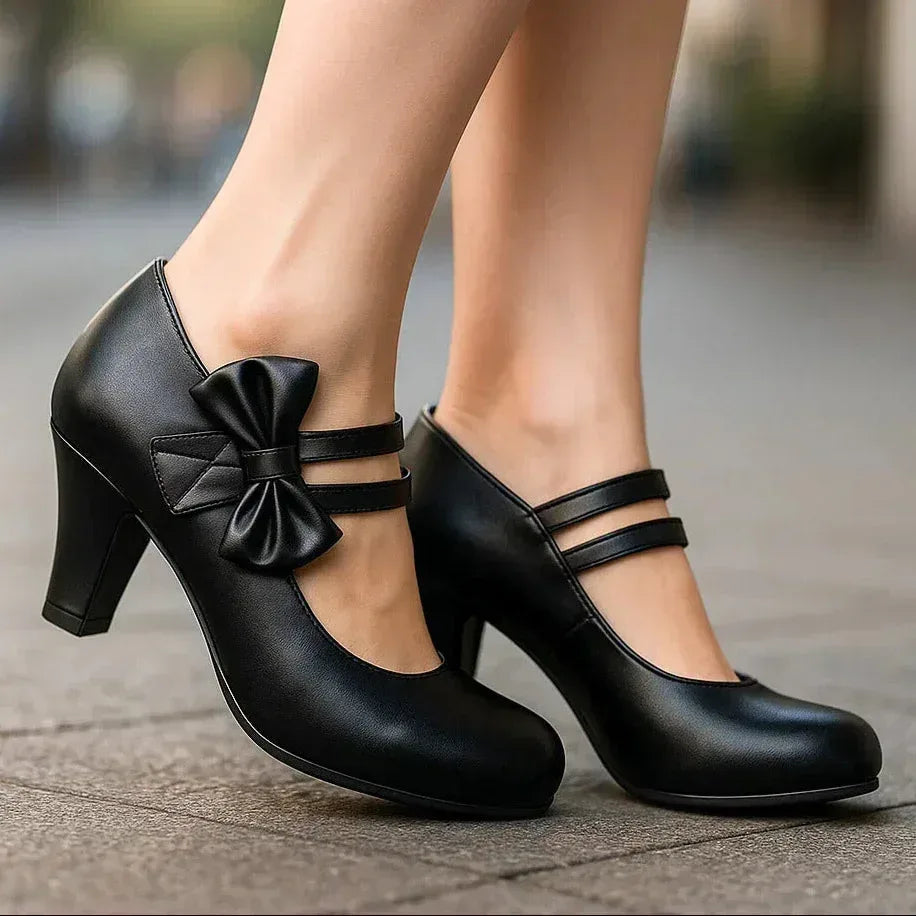 BELLA BOW HEELS - Sarah and Emma Portland