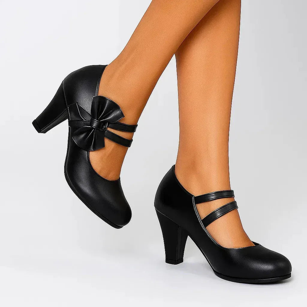 BELLA BOW HEELS - Sarah and Emma Portland