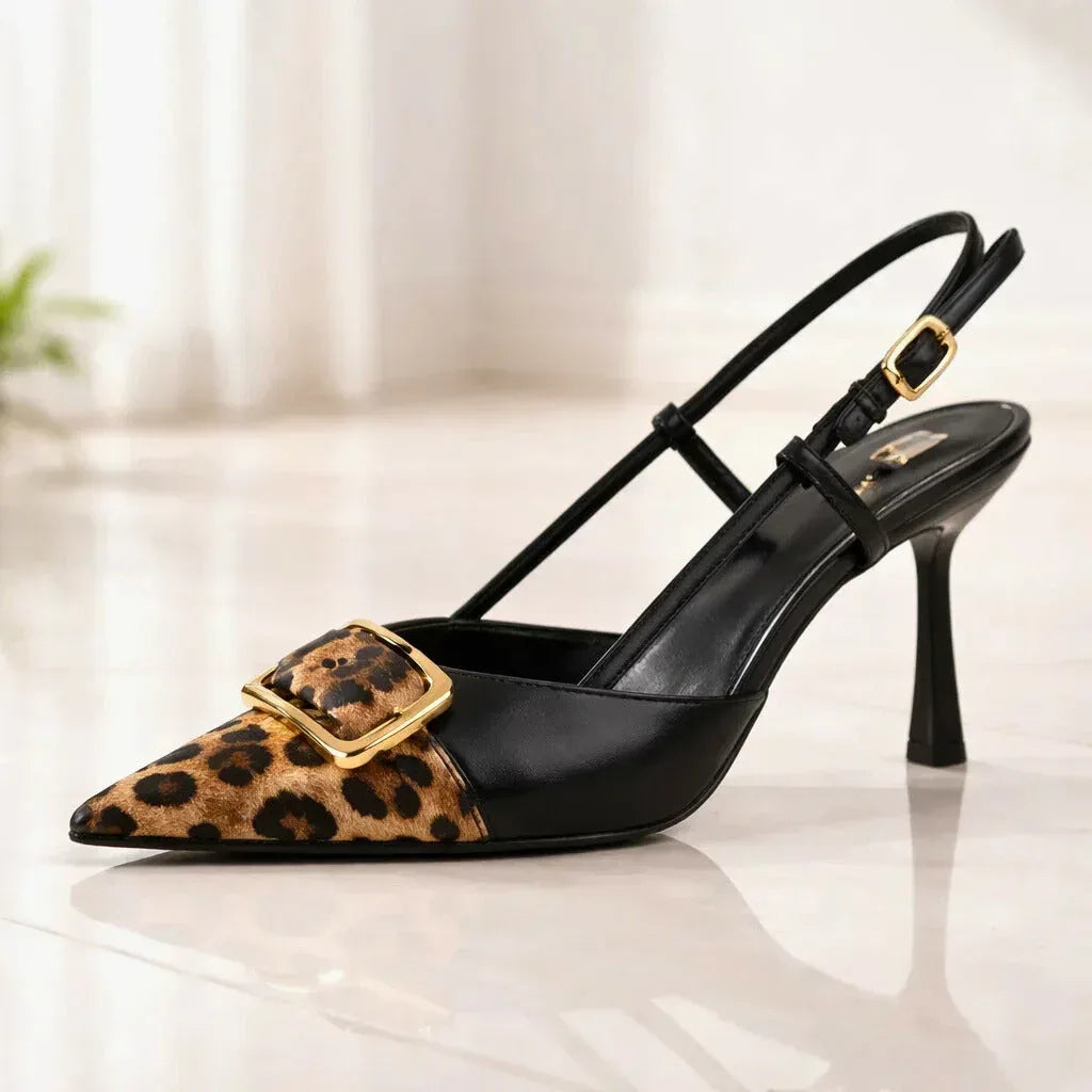 JADA MARIE LEOPARD HEELS - Sarah and Emma Portland