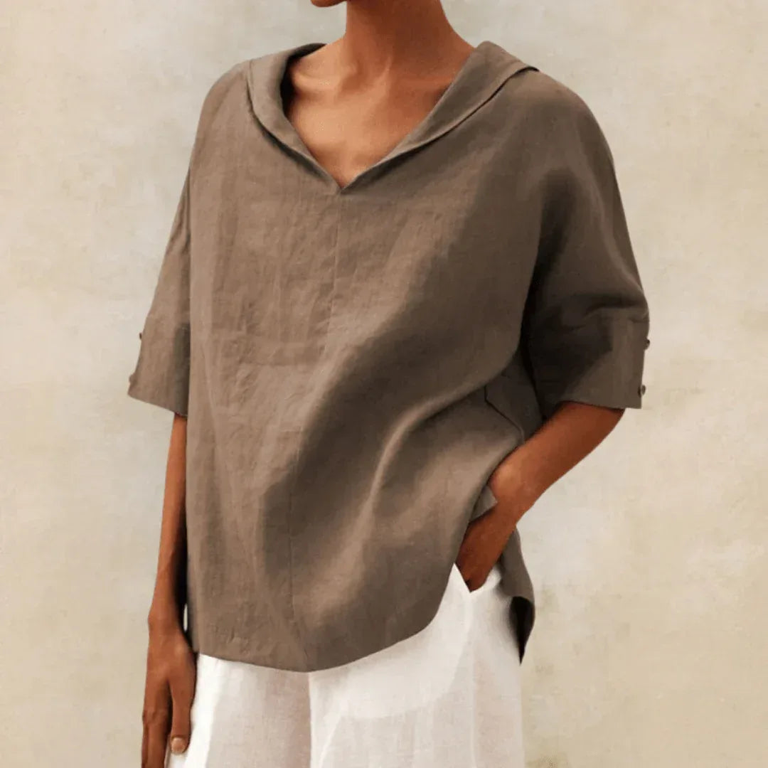 Marie | Coastal Breeze Oversized Shirt - Sarah and Emma Portland