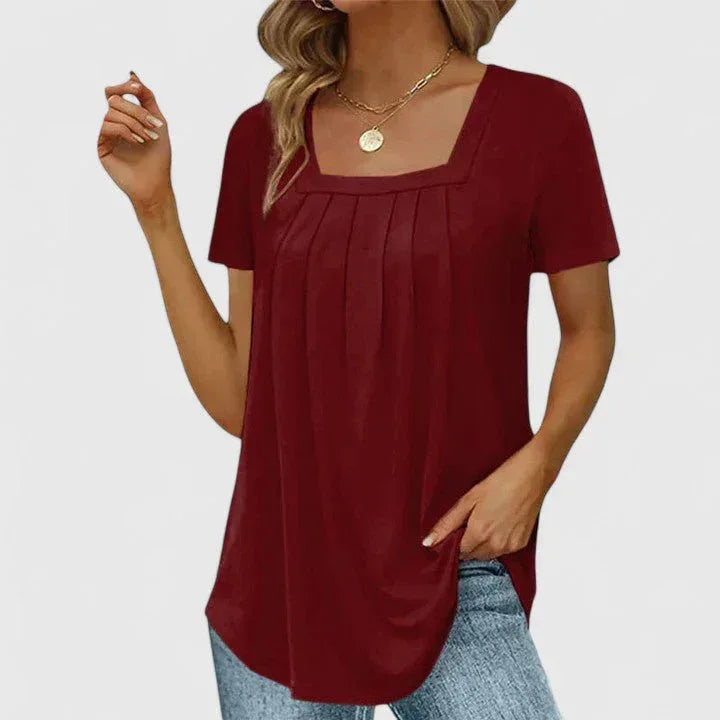 Lenabria | Elegant Summer Blouse - Sarah and Emma Portland