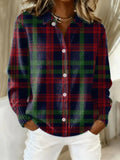 Gunilla™ – Checked Hoodie Blouse - Sarah and Emma Portland