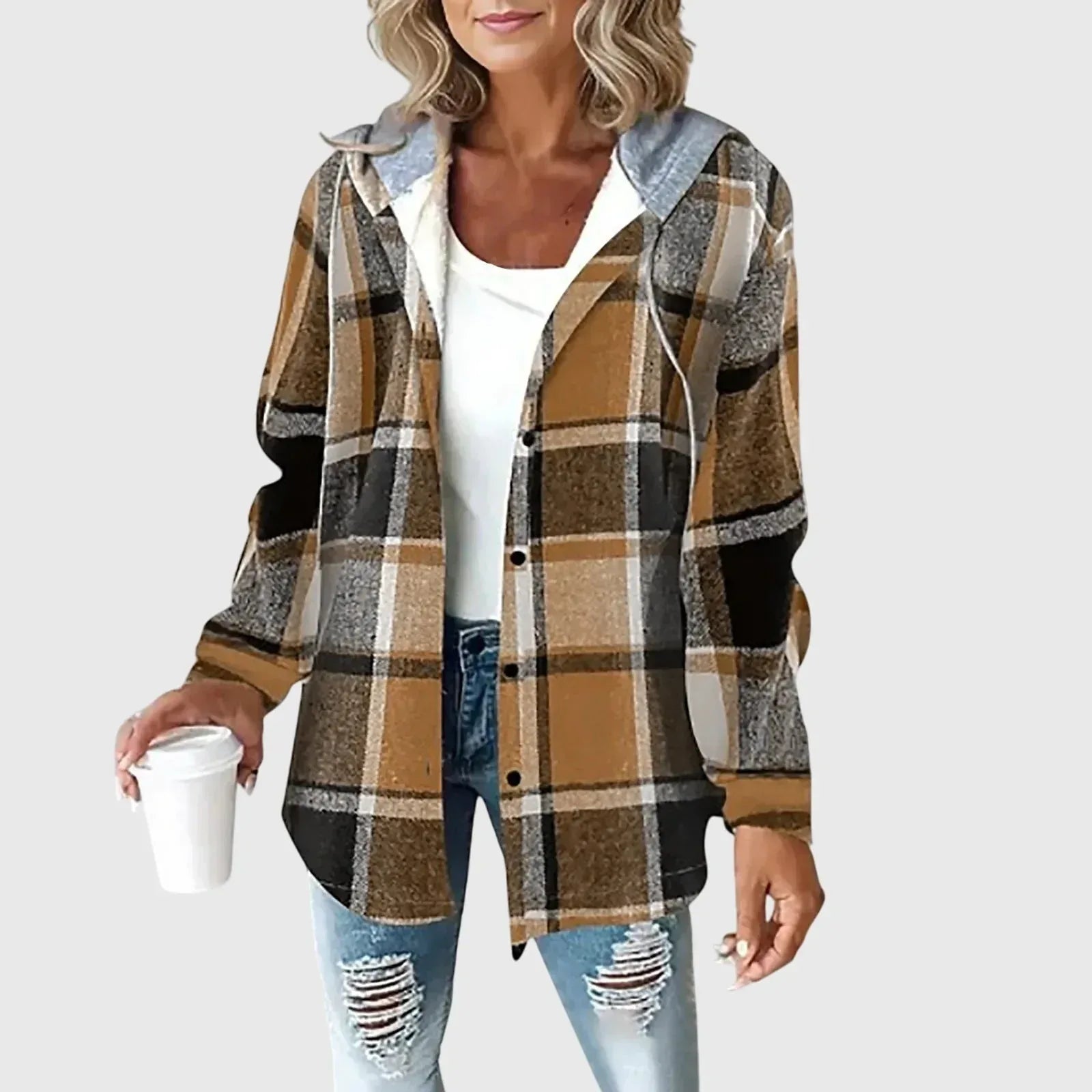 Martina™ | Women's Mesh Button Placket Jacket - Sarah and Emma Portland