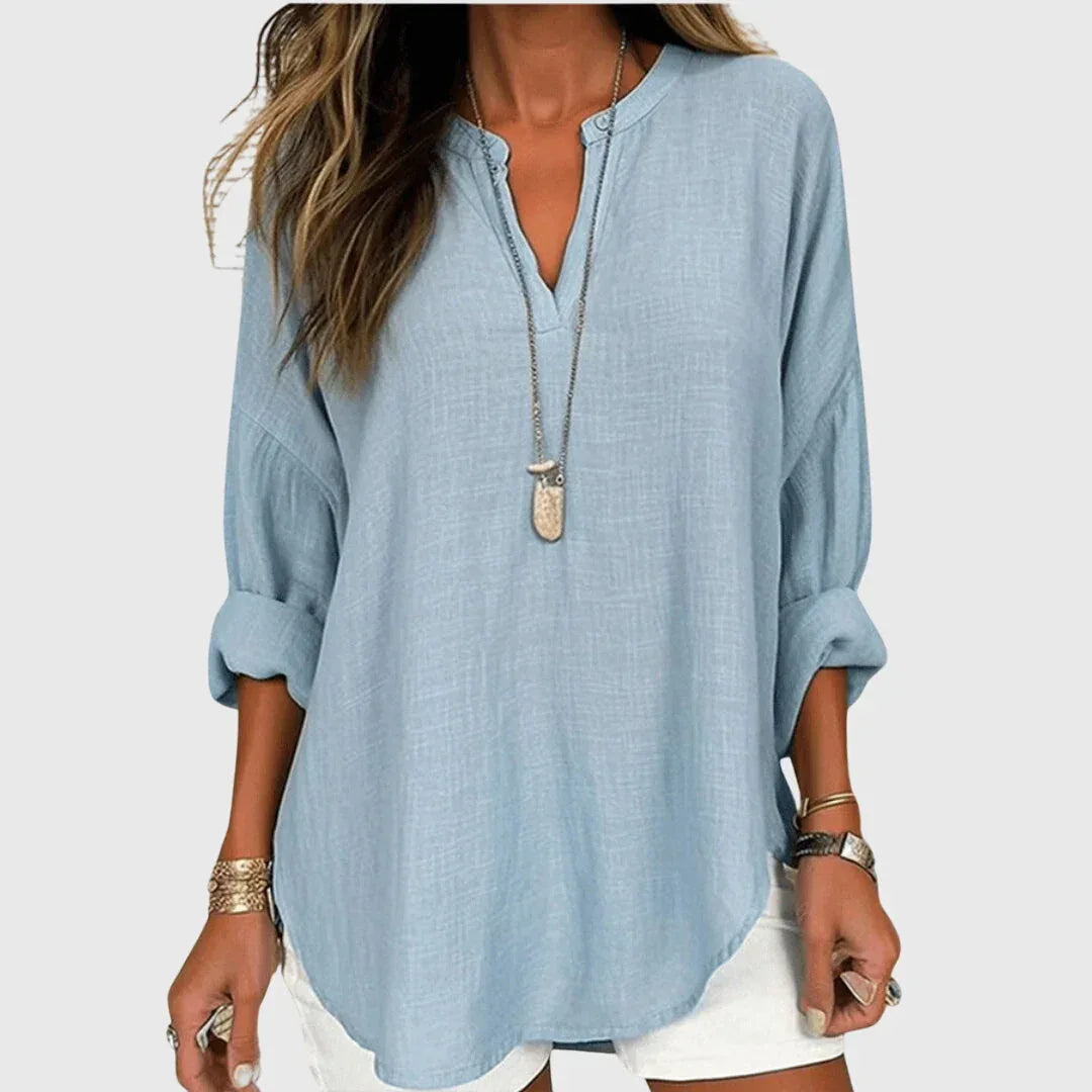 Lenara™ | Flowy Elegant Beach Shirt - Sarah and Emma Portland