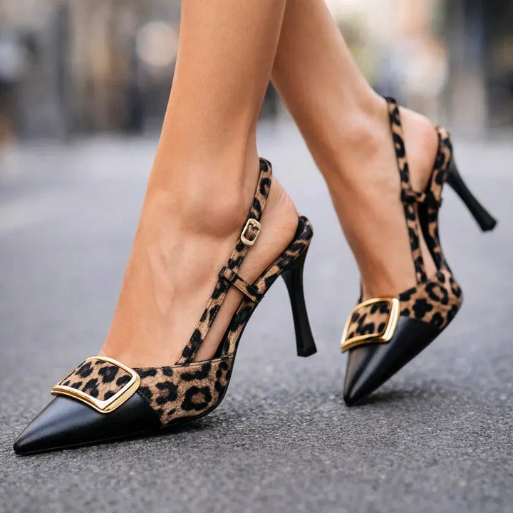 JADA MARIE LEOPARD HEELS - Sarah and Emma Portland