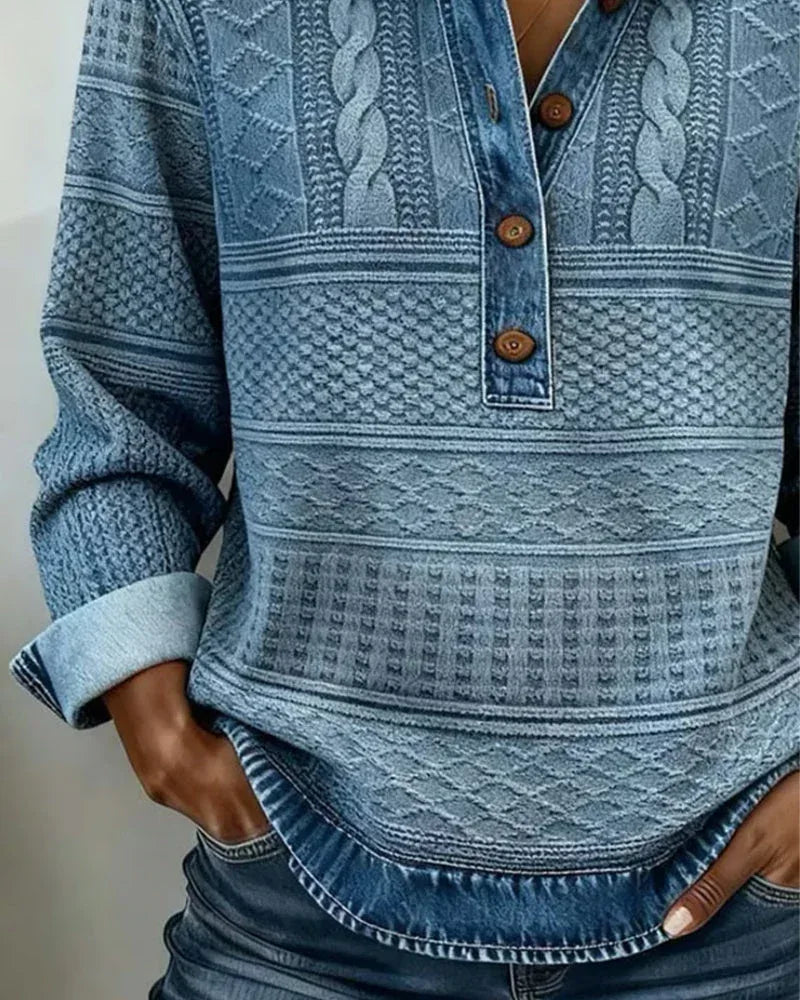 Gwen – Relaxed Half-Breasted Jumper - Sarah and Emma Portland