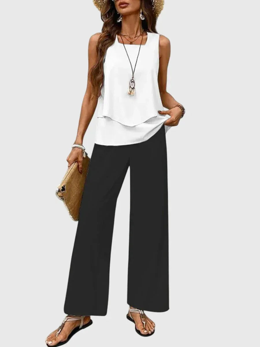 Brenda™ | Elegant 2-Piece Summer Set - Sarah and Emma Portland