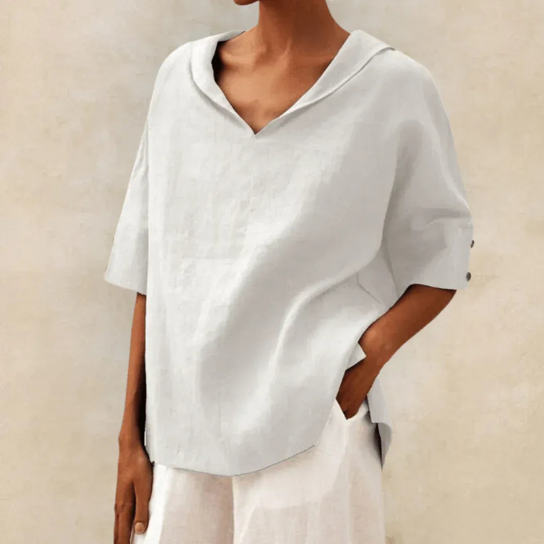 Marie | Coastal Breeze Oversized Shirt - Sarah and Emma Portland