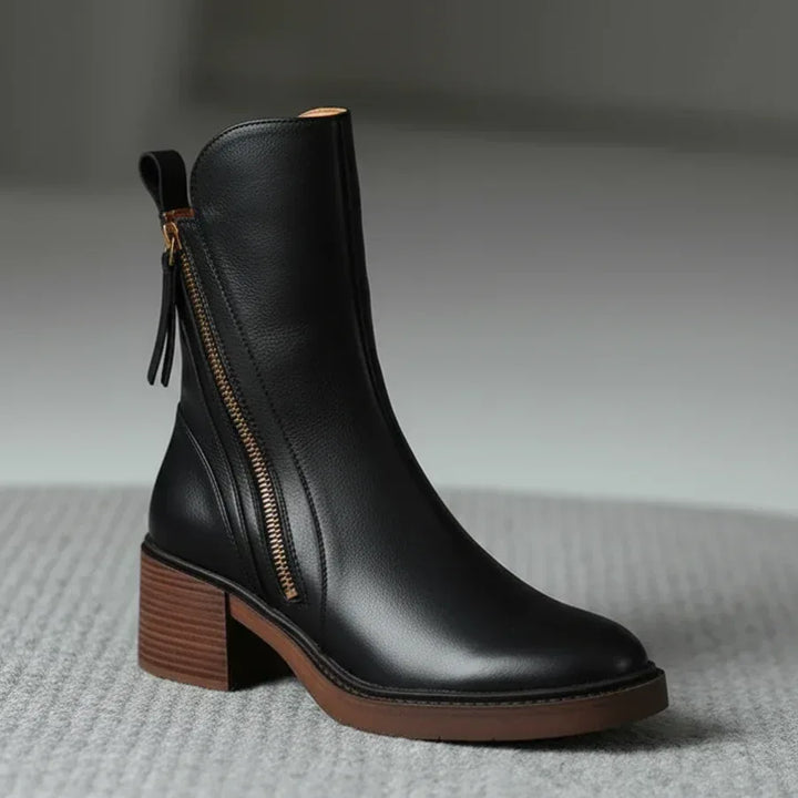 Vi™ Elegant Leather Boots - Sarah and Emma Portland