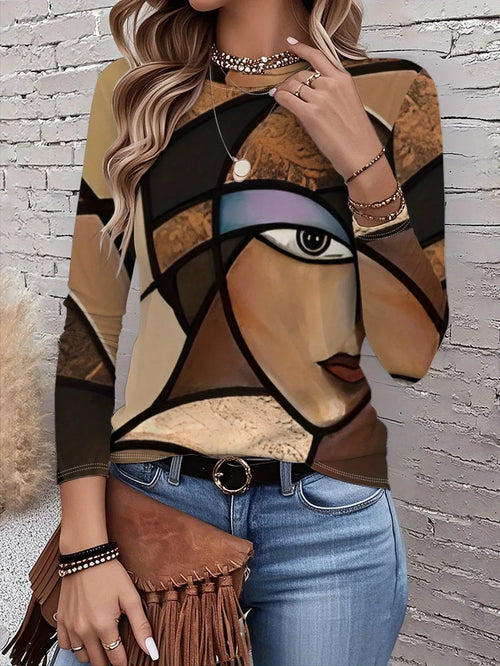 Arden | Geometric Art T-Shirt - Sarah and Emma Portland