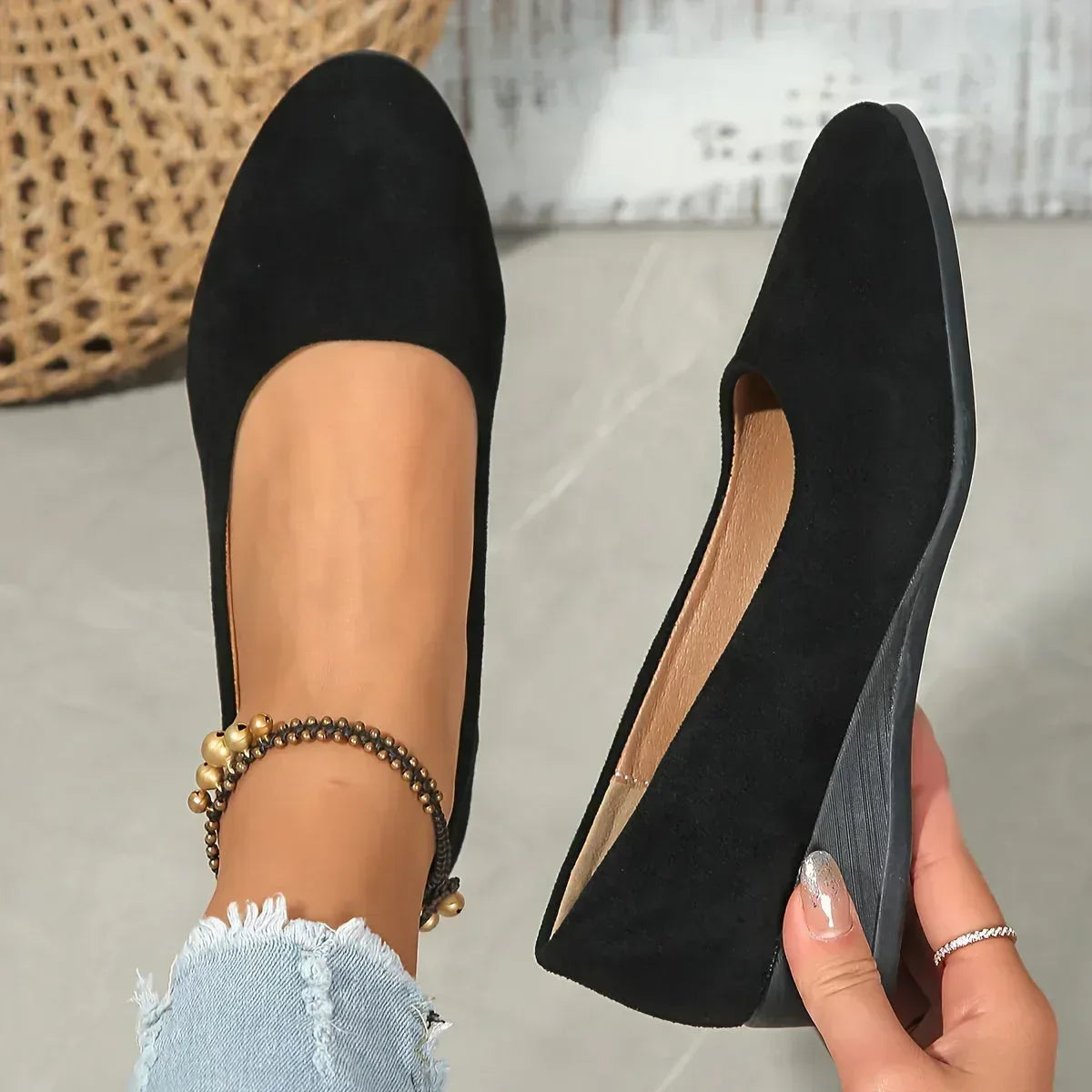 Lioren | Comfortable Wedge Shoes - Sarah and Emma Portland