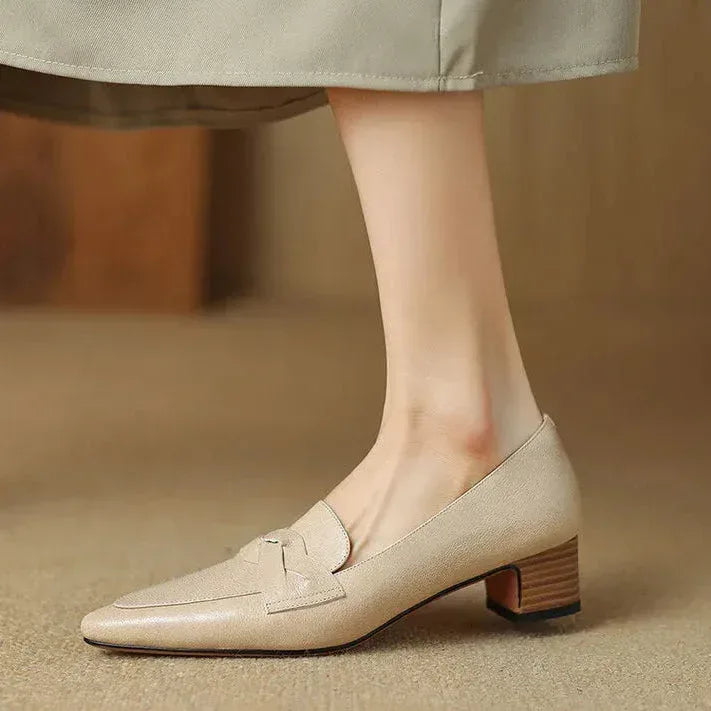 SOFIA GENUINE LEATHER LOAFERS - Sarah and Emma Portland