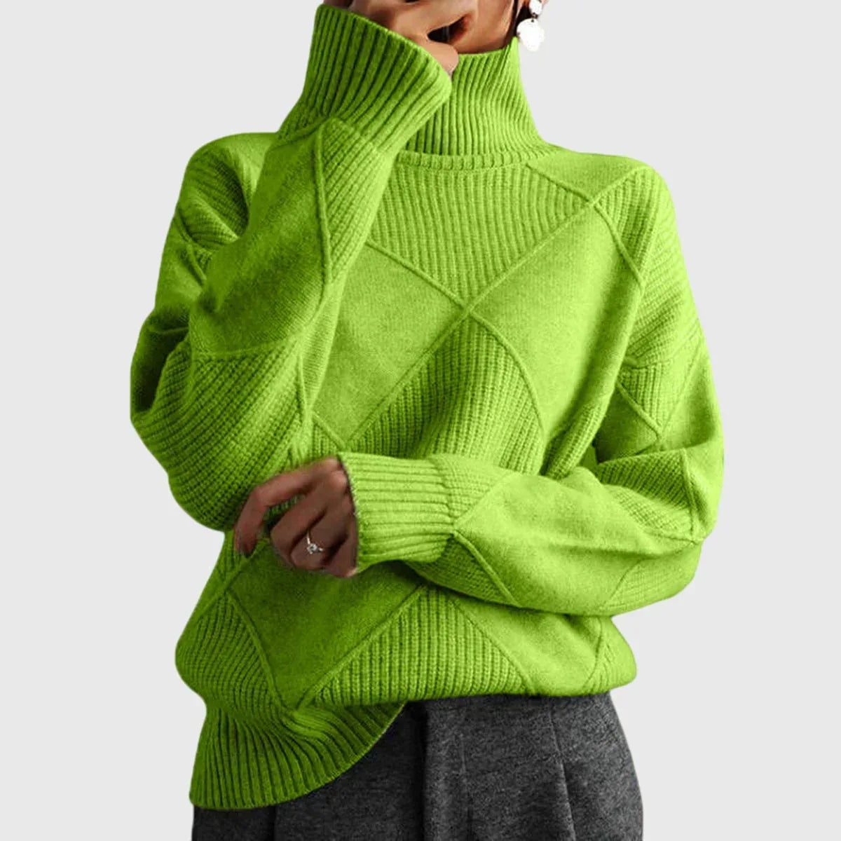 Angela™ - Turtleneck Sweater - Sarah and Emma Portland